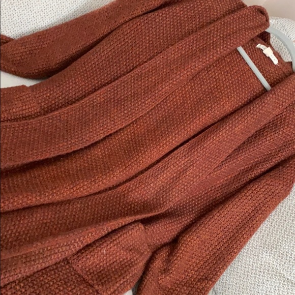 Rust Knit Cardigan - Picture 1 of 5